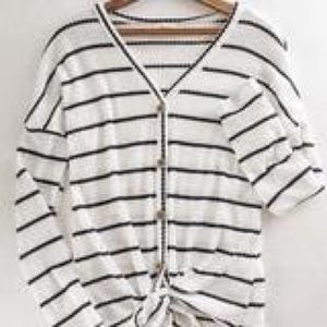 TheRollinJ striped knit thermal